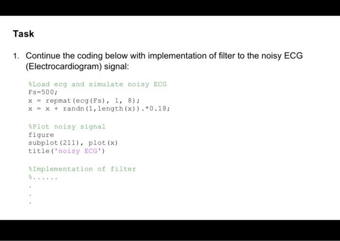 Solved Task 1. Continue the coding below with implementation | Chegg.com