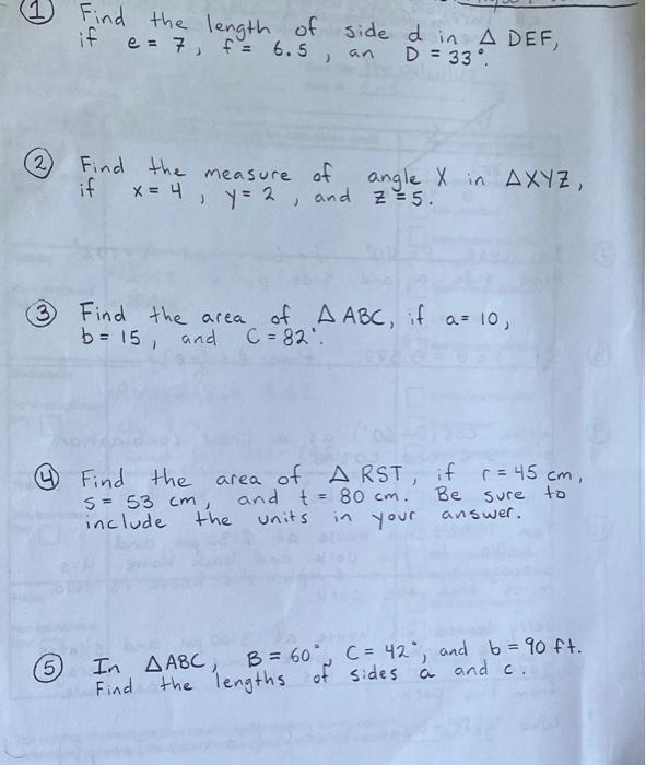 Which Angle In Axyz Has The Largest Measure vrogue.co