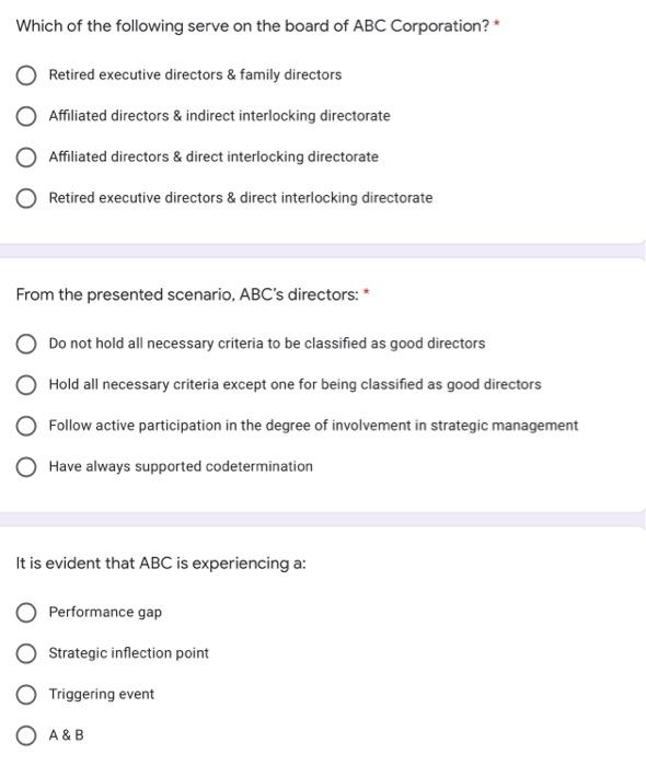 Solved ABC Corporation is a multinational corporation that | Chegg.com