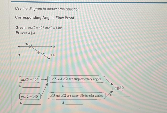 Solved Use The Diagram To Answer The Question. Corresponding | Chegg.com