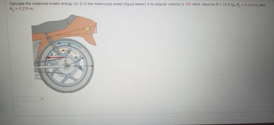 Solved Calculate the rotational kinetic energy (in J) in the | Chegg.com