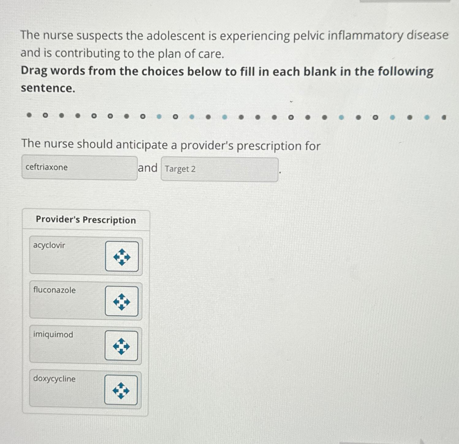 Solved The nurse suspects the adolescent is experiencing | Chegg.com