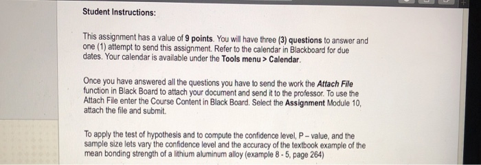Solved Student Instructions: This assignment has a value of | Chegg.com