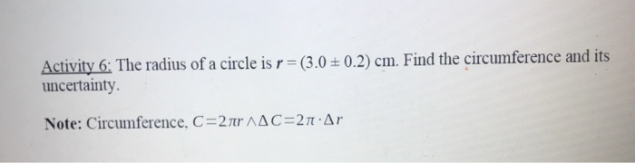 Solved Activity 5 Suppose We Measured The Displacement O Chegg Com