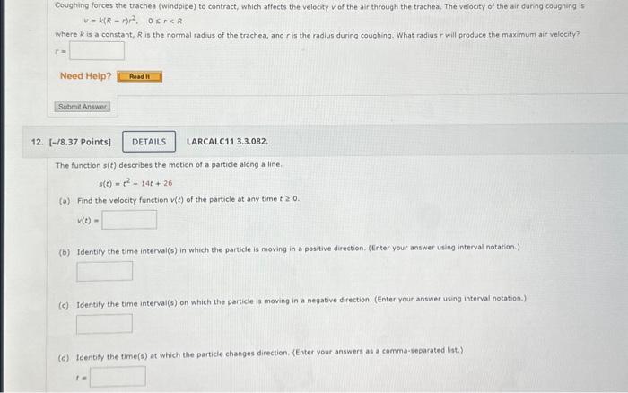 Solved Coughing forces the trachea (windpipe) to contract, | Chegg.com