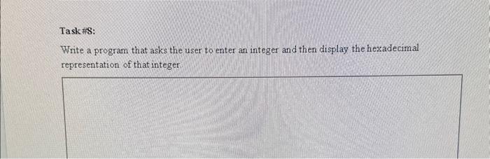 Solved Task HS: Write a program that asks the user to enter | Chegg.com
