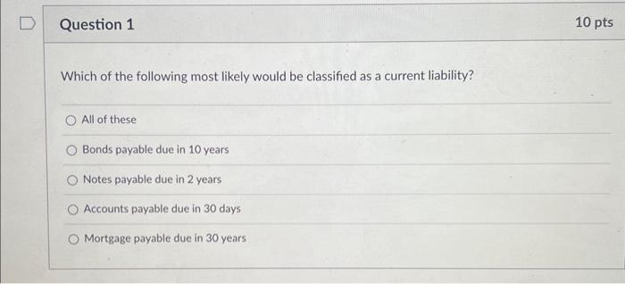 Solved Which of the following most likely would be | Chegg.com