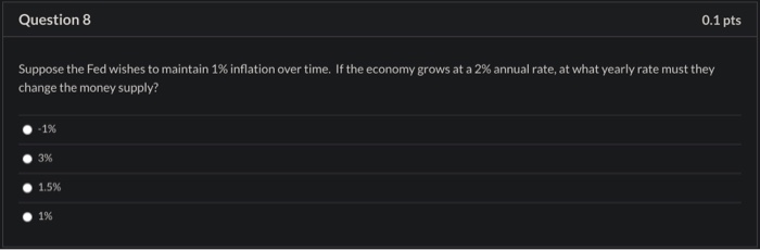 Solved Question 1 0.1 pts A decrease in interest rates will | Chegg.com