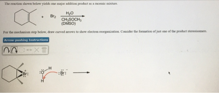 Solved The Reaction Shown Below Yields One Major Addition Chegg Com