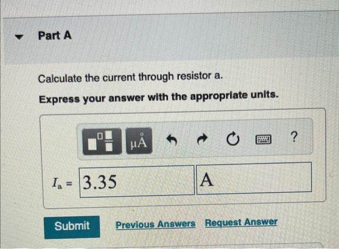 Solved Calculate the current through each resistor in the | Chegg.com