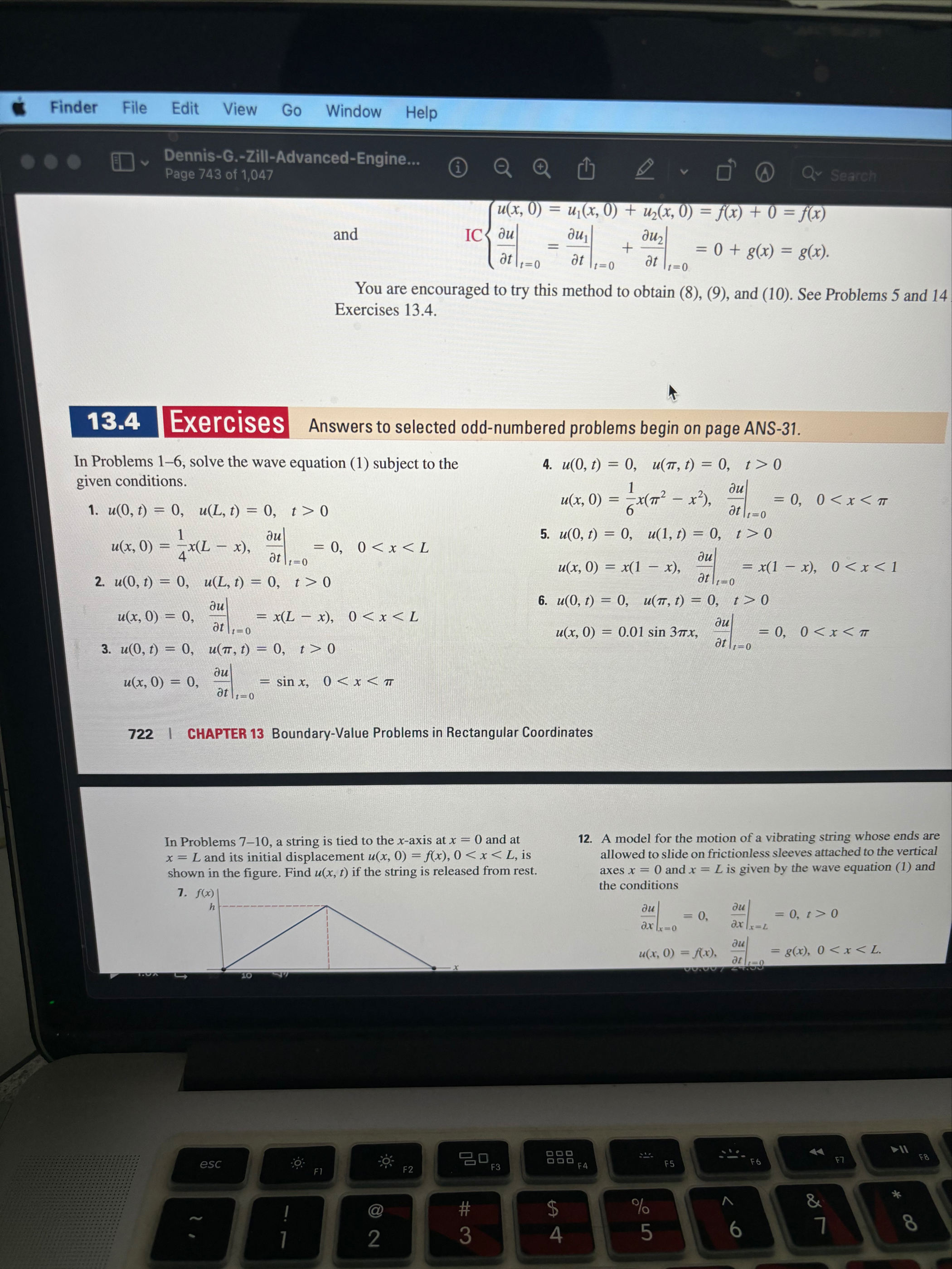 Solved Dennis-G.-Zill-Advanced-Engine...Page 743 of | Chegg.com