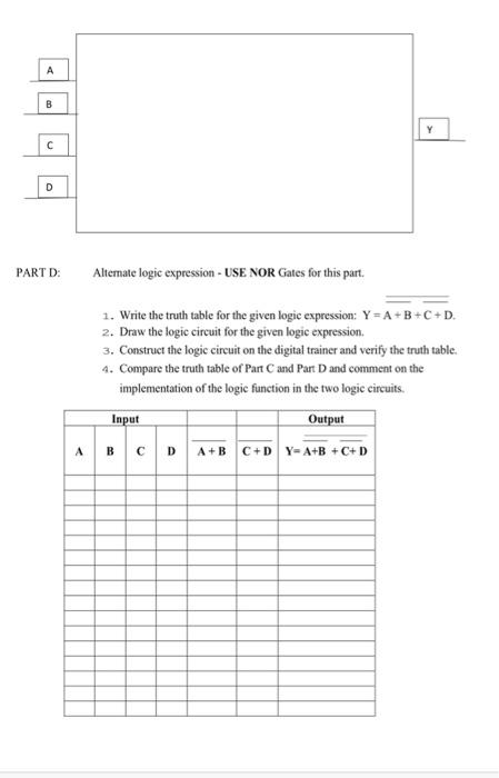 Solved Simple Logic expression - USE AND OR Gates for this | Chegg.com