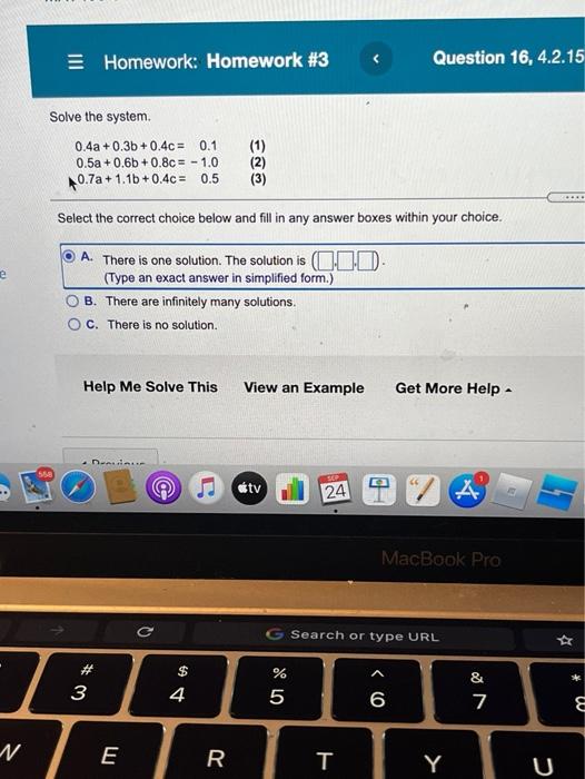 Solved Homework: Homework #3 Question 16, 4.2.15 Solve the | Chegg.com
