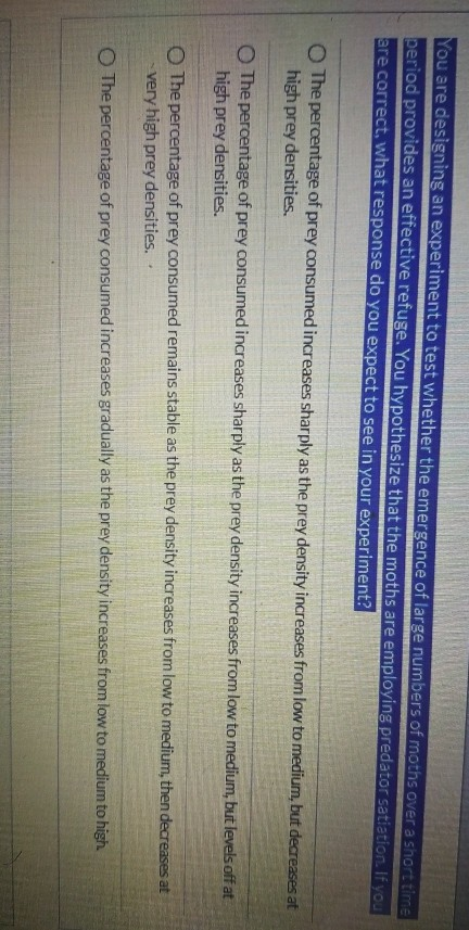 Solved You are designing an experiment to test whether the | Chegg.com