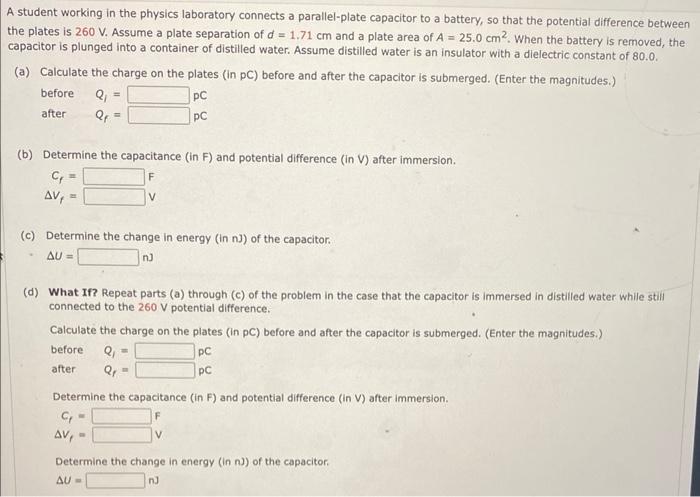 Solved student working in the physics laboratory connects a | Chegg.com