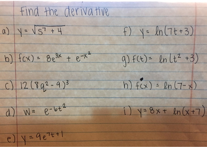 Solved Find The Derivative A Y 157 4 B F X 8 3x Chegg Com