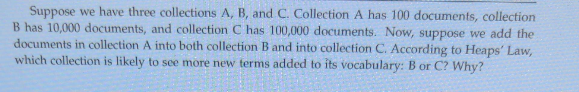 Solved Suppose we have three collections A, B, and C. | Chegg.com
