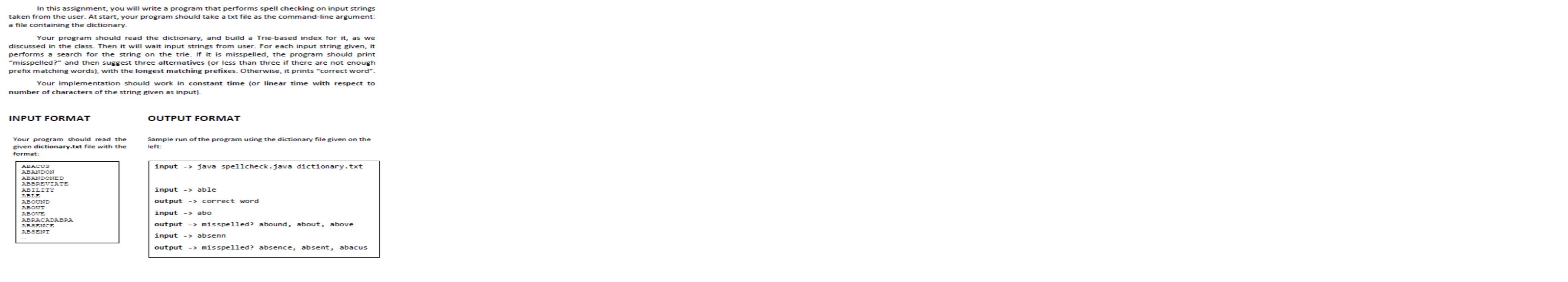 Solved In this assignment, you will write a program that | Chegg.com