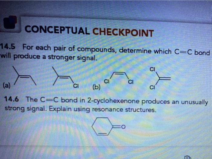 Solved CONCEPTUAL CHECKPOINT 14 5 For Each Pair Of Chegg