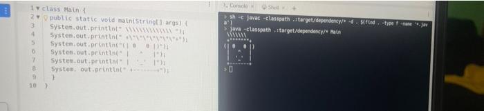 Solved Write a program that exactly outputs the following: | Chegg.com