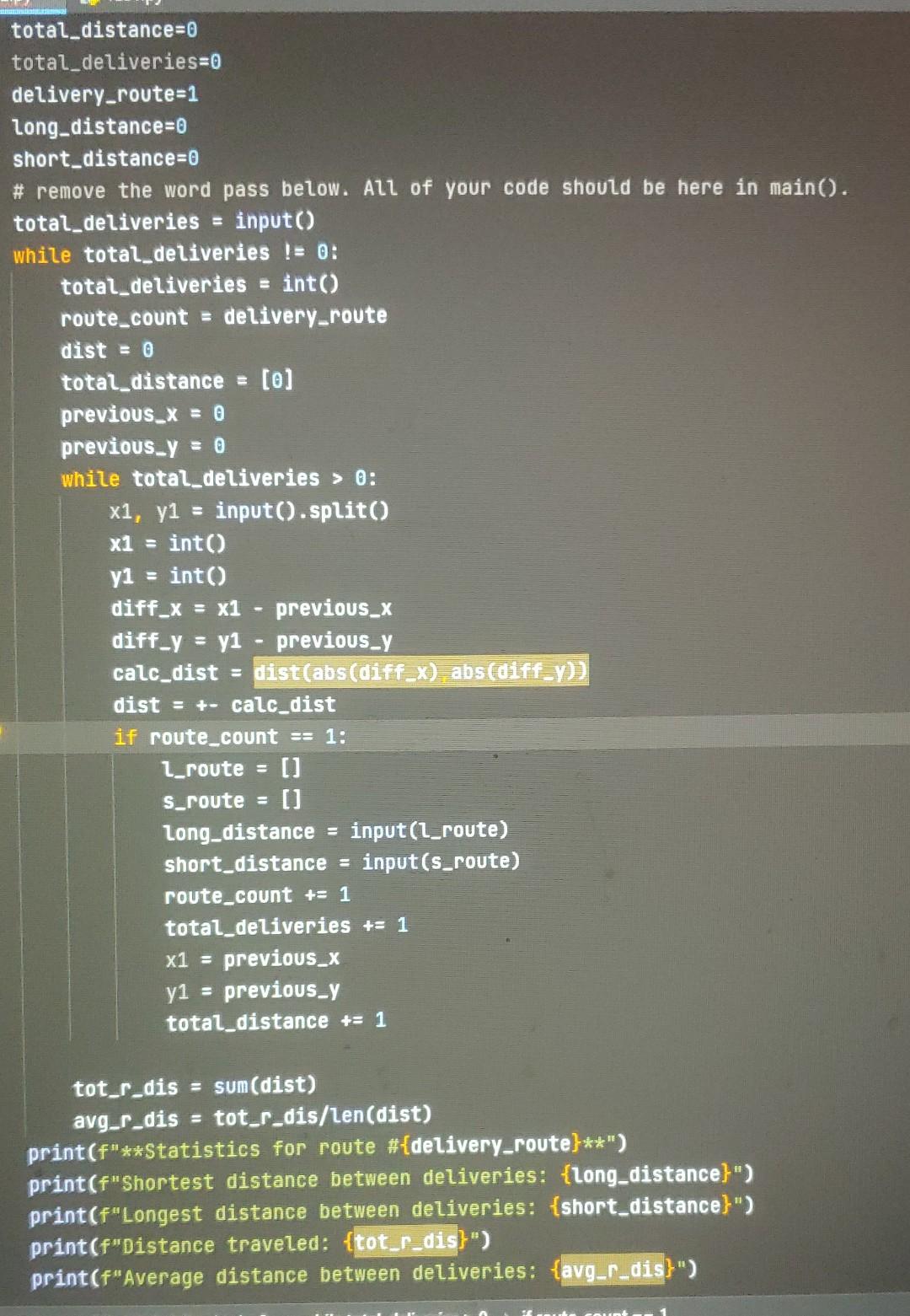 Solved I need some help with my python coding. this is | Chegg.com