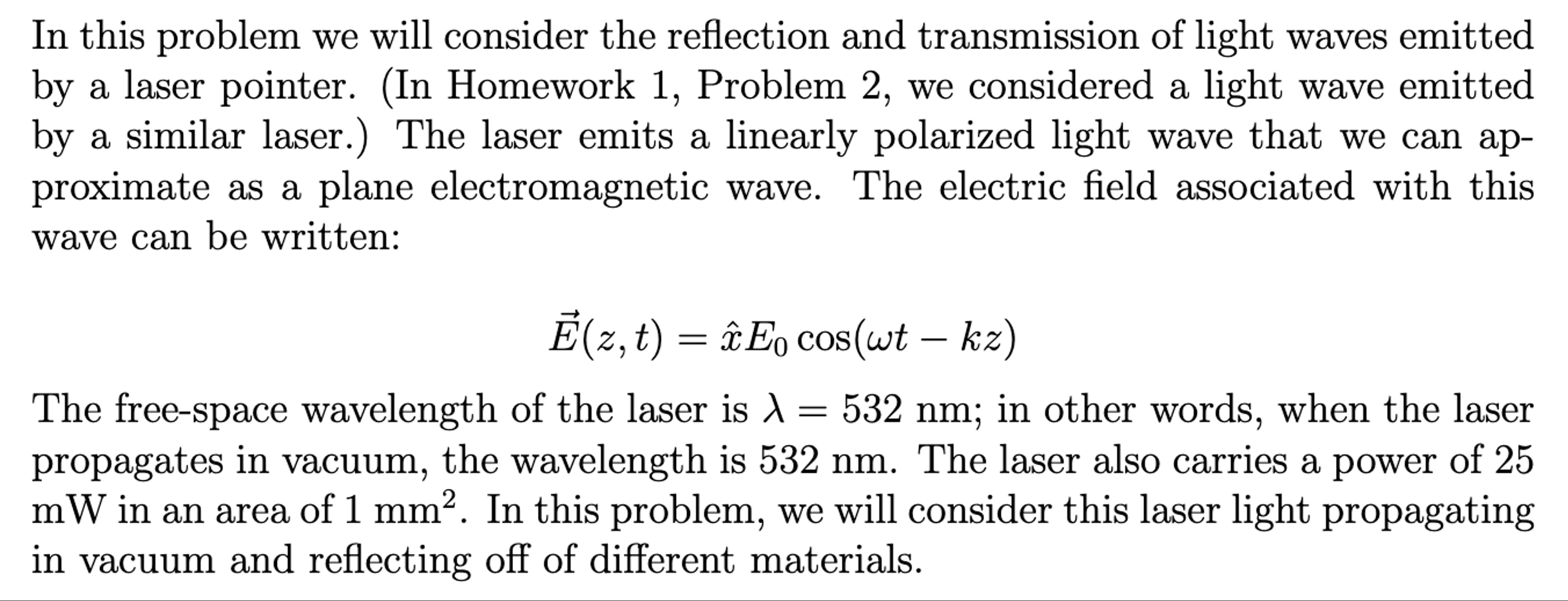 Solved In this problem we will consider the reflection and | Chegg.com