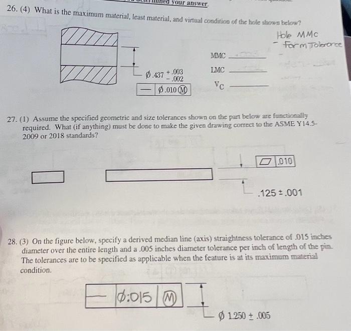 26. (4) What is the maximum material, least material. | Chegg.com