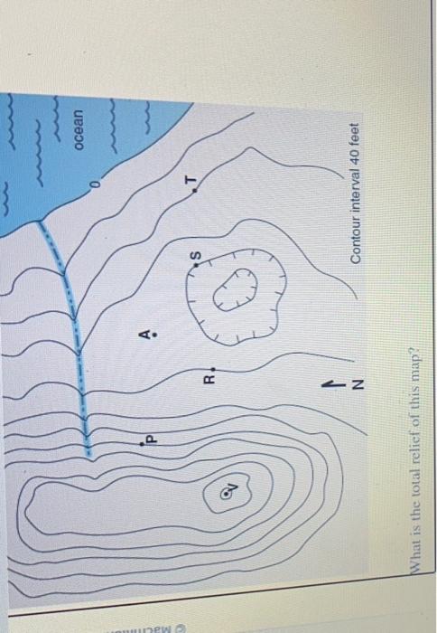 What is the total relief of this map?