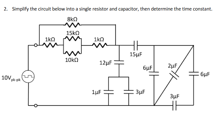 Solved 2. ﻿Simplify the circuit below into a single resistor | Chegg.com