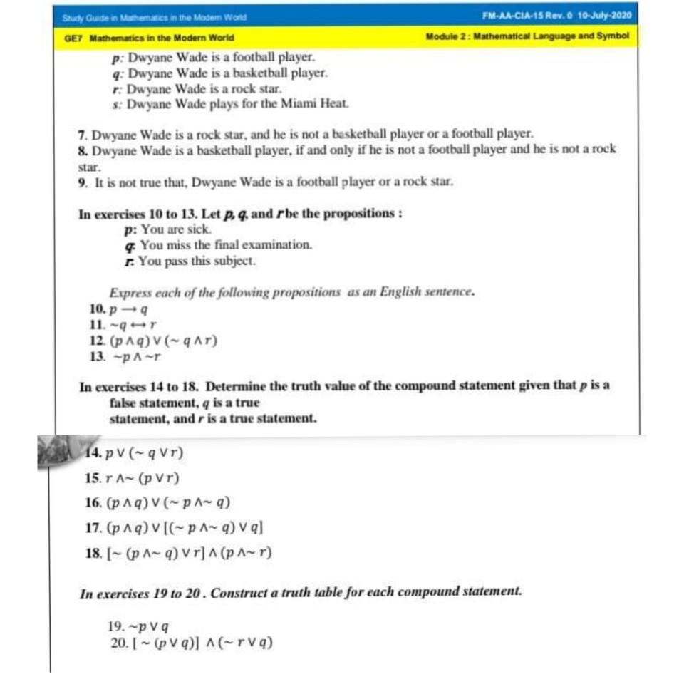 Solved Fm Cia 15 Rev 0 10 July Module 2 Mathema Chegg Com