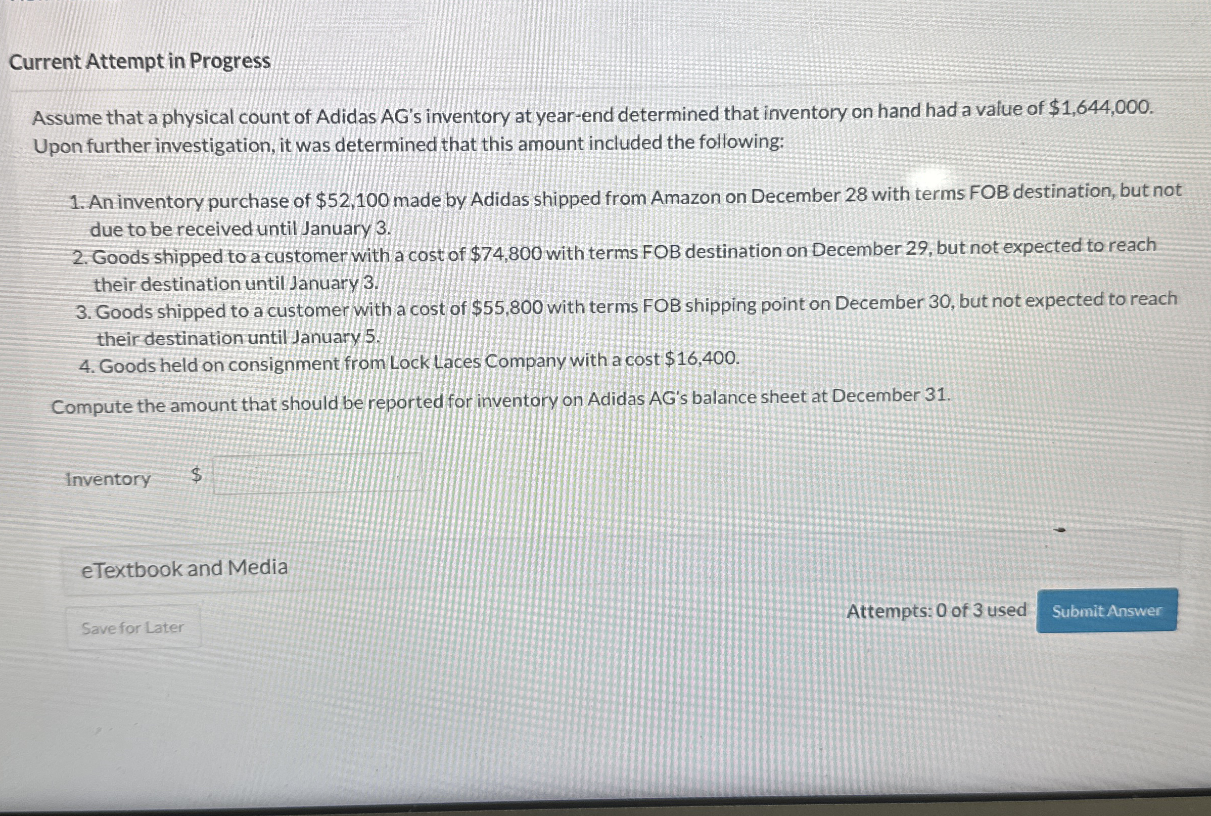 Current Attempt in ProgressAssume that a physical | Chegg.com
