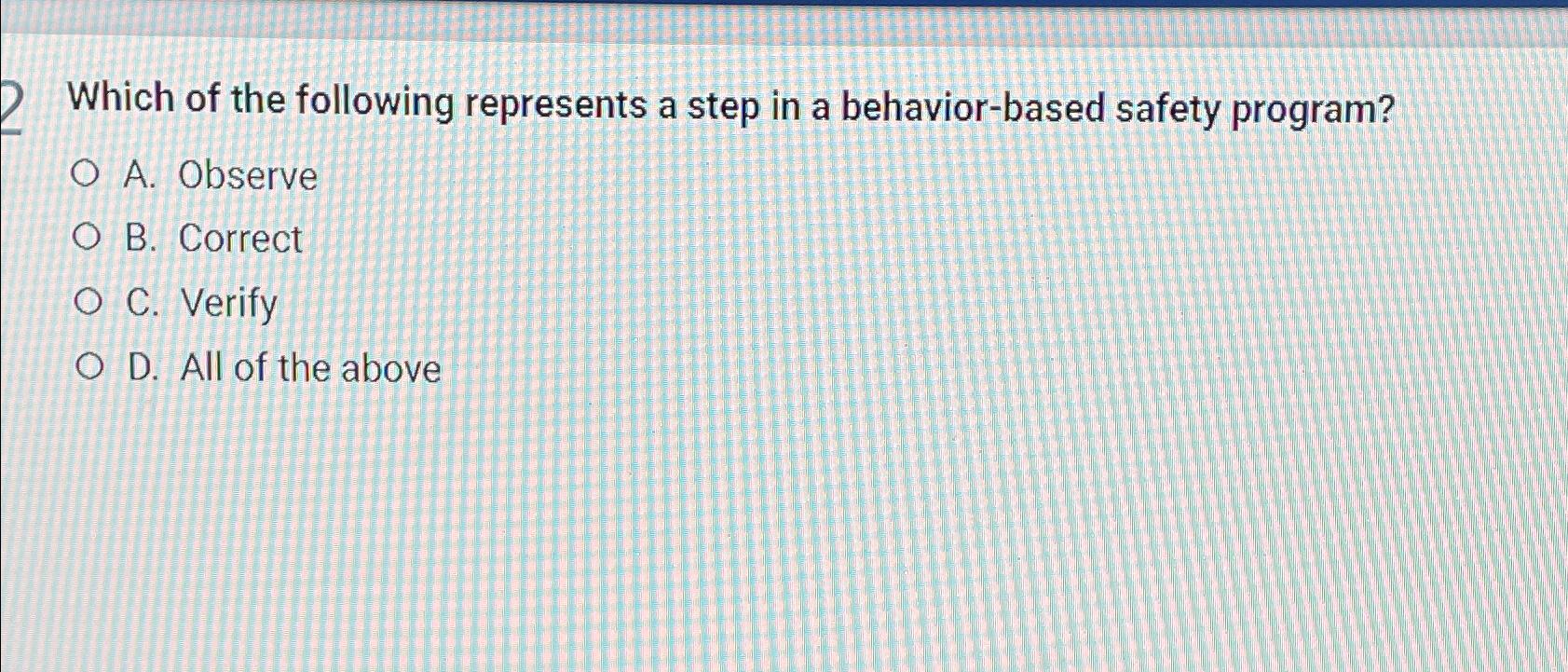 Solved Which of the following represents a step in a | Chegg.com