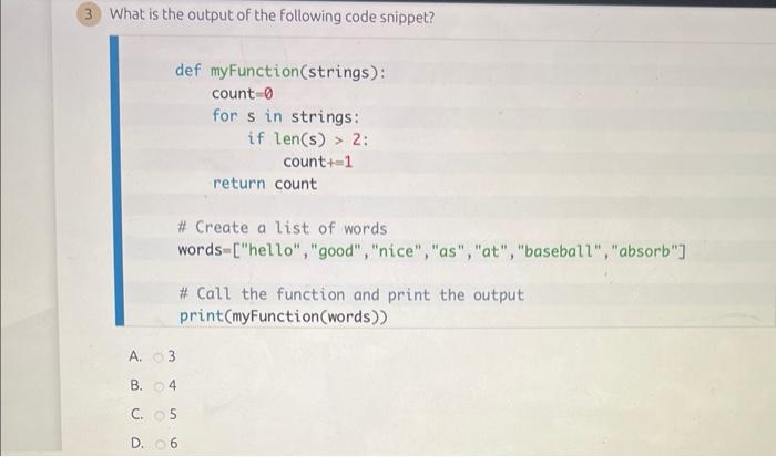 Solved 2 Look at the following segment of code, which | Chegg.com