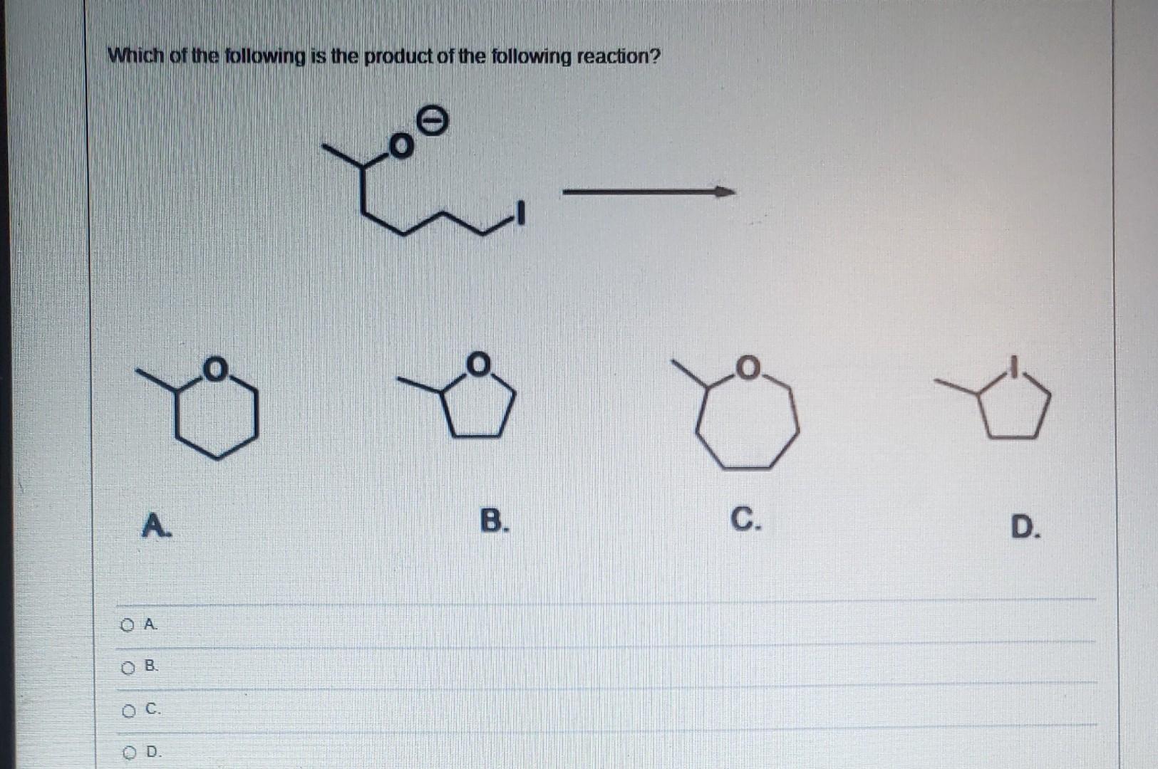 Solved Which Of The Following Products Is The Result Of The | Chegg.com