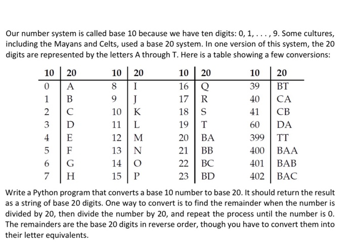 Solved Our number system is called base 10 because we have | Chegg.com