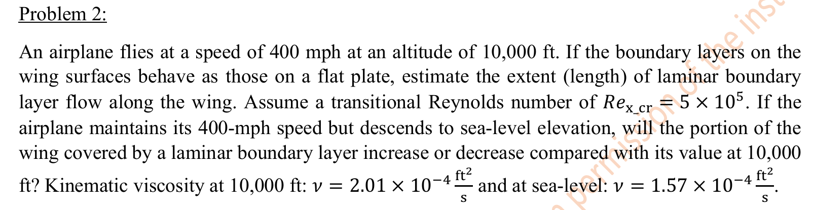 Solved Problem 2:An ﻿airplane flies at ﻿a speed | Chegg.com