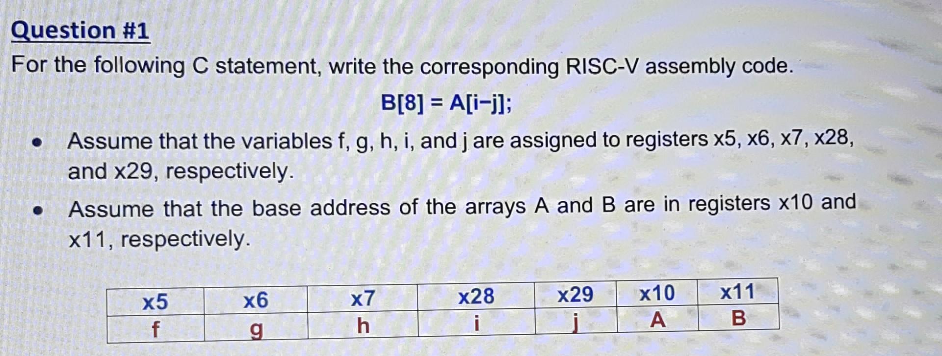 Solved for every register you use, please explain why did | Chegg.com