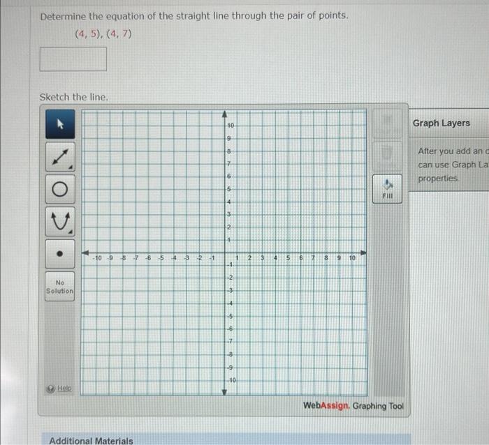 Solved Determine the equation of the straight line through | Chegg.com