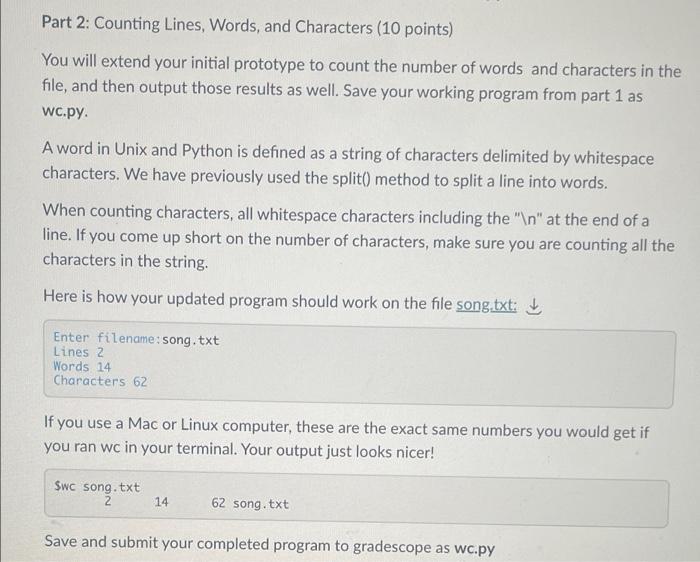 solved-part-2-counting-lines-words-and-characters-10-chegg