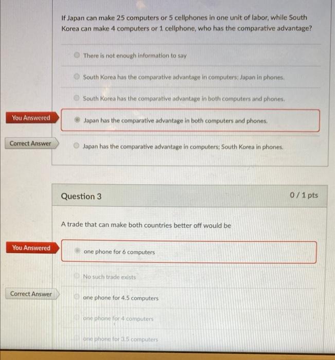 Solved Please explain why the correct answers are correct ( | Chegg.com