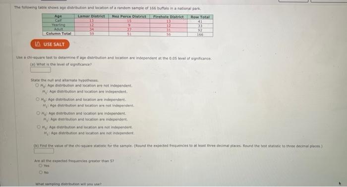 Solved The following table shows age distribution and | Chegg.com