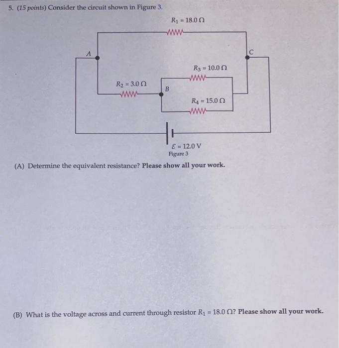 Solved 5. (15 points) Consider the circuit shown in Figure | Chegg.com