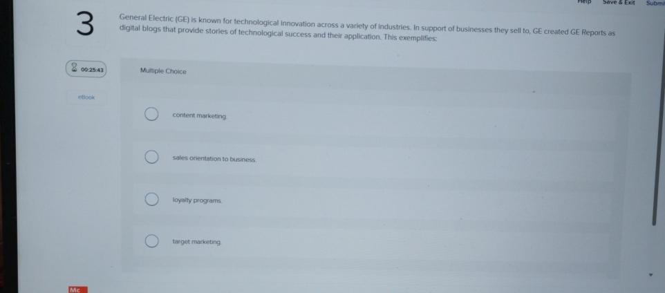 Solved 3General Electric (GE) ﻿is known for technological | Chegg.com