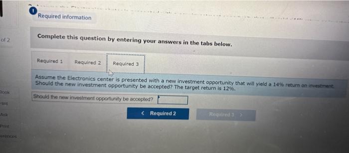 Solved Use the following information for the Exercises | Chegg.com