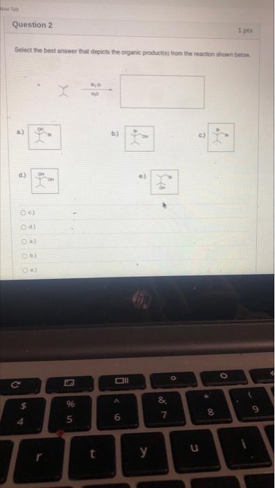 Solved Question 2 1 pts Select the best answer that depicts | Chegg.com