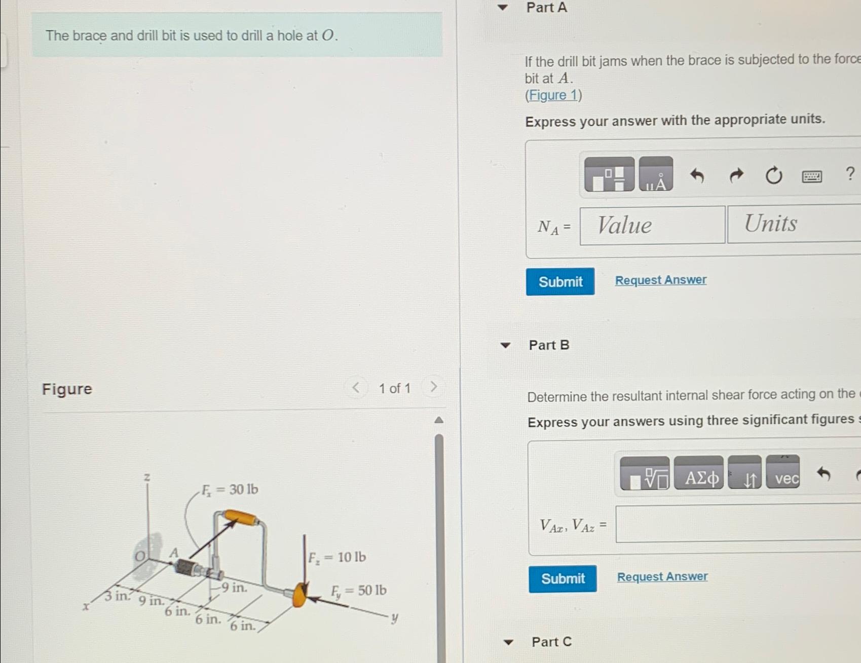 Solved Part A\\nThe brace and drill bit is used to drill a | Chegg.com