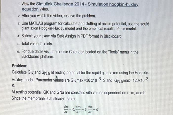 Solved 1. View the Simulink Challenge 2014 - Simulation | Chegg.com