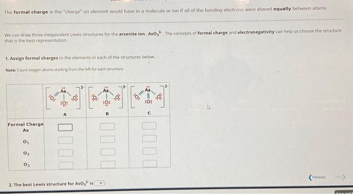 Solved We can draw three inequivalent Lewis structures for | Chegg.com