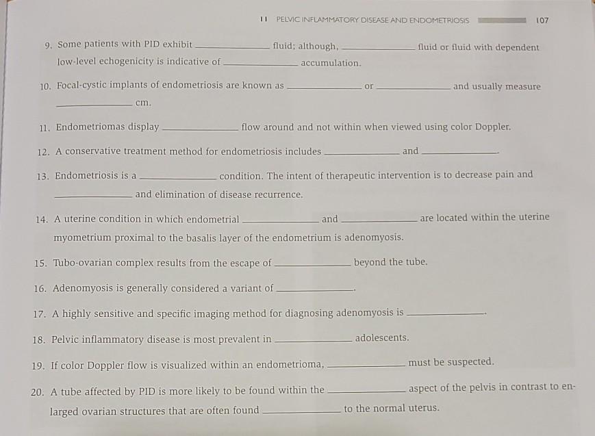 Solved and and posterior Fill-in-the-Blank 1. The most | Chegg.com