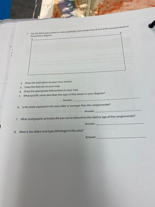 Solved NAME: SECTION DATE: EXERCISE 8-1 Geologic Maps | Chegg.com